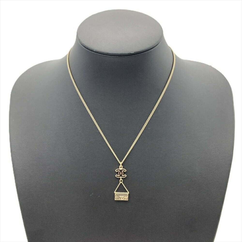 CHANEL Black Logo Necklace - Picture 1 of 4